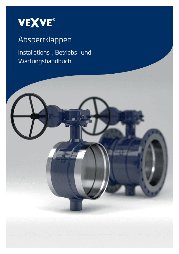 Absperrklappen, Installations-, Betriebs- und Wartungshandbuch